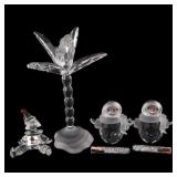 SWAROVSKI CRYSTAL FIGURINES - LOT OF 4