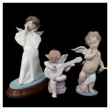 LLADRO PORCELAIN FIGURINES - LOT OF 3