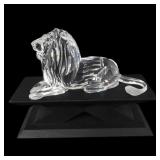 SWAROVSKI CRYSTAL 1995 LION FIGURINE WITH BOX