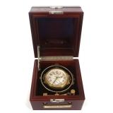 HAMILTON US NAVY MOUNTED BUREAU OF SHIPS CLOCK IN