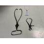 Vintage Ice Block Log Tongs Carrier Metal