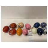 12 Dyed Agate Stone Eggs, Made in Italy