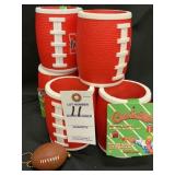HUSKER CAN IN BALL KOOZIES SET OF 6