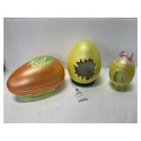 VTG Easter Eggs Hand-painted Ceramic