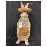 Large Mrs Rabbit in Cloak Resin Statue