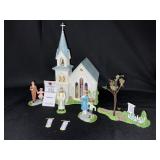 Department 56 Easter Church & Figures
