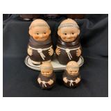 VTG German Porcelain Goebel Friar Tuck Monks