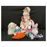 Easter Bunny Decor & Plushies