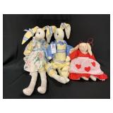 Easter Mr & Mrs Peter Rabbit & Handmade Rabbit