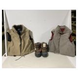 Life Vests And Winter Boots.