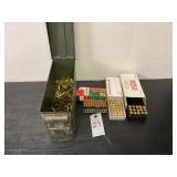 Assorted Ammunition With Metal Ammo Box
