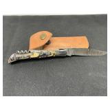 Ornate Lock Back Folding Knife, 8.75ï¿½ï¿½
