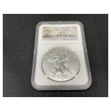 2014 American Silver Eagle MS70 Coin