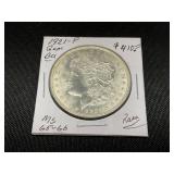 1921-P Morgan Silver Dollar, MS 65-66