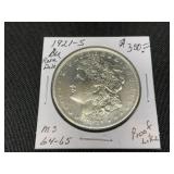 1921-S Morgan Silver Dollar Proof-Like