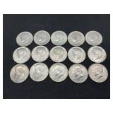 Set of 15 Bicentennial Kennedy Half Dollars