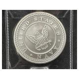 United States Navy Fine Silver Coin