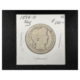 1894-O Barber Half Dollar Coin