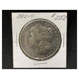1882-O Morgan Silver Dollar