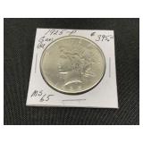 1925-P Peace Silver Dollar MS65