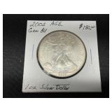 2002 American Silver Eagle BU Coin
