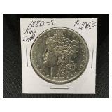 1880-S Morgan Silver Dollar Coin