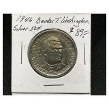 1946 Booker T. Washington Silver Half Dollar