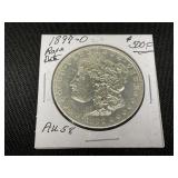 1897-O Morgan Silver Dollar AU58