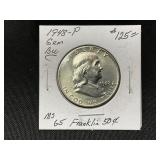 1948-P Franklin Half Dollar MS-65