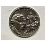 John Adams Commemorative Medal by ABNC
