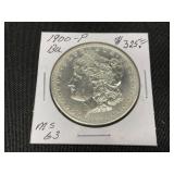 1900-P Morgan Silver Dollar MS63