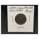 1894 Liberty Head Nickel in Holder
