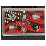 2008 U.S. Mint Silver Proof State Quarters Set
