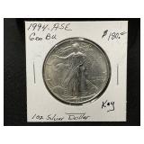 1994 American Silver Eagle 1 Oz Gem BU