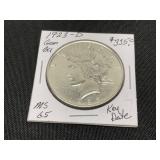 1923-D Peace Dollar MS-65 Gem BU