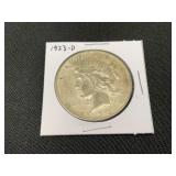 1923-D Peace Silver Dollar