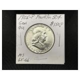 1955-P Franklin Silver Half Dollar