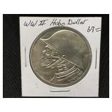 WWII Style Hobo Dollar Coin