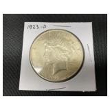 1923-D Peace Silver Dollar Coin