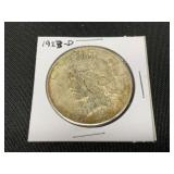 1923-D Peace Silver Dollar Coin