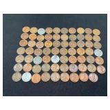Collection of Wheat Pennies, Various Dates