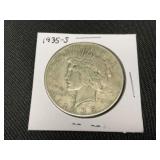1935-S Peace Silver Dollar Coin