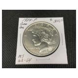 1934-P Peace Silver Dollar MS 63-64