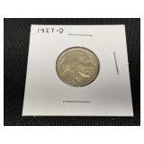 1927-D Buffalo Nickel in Holder