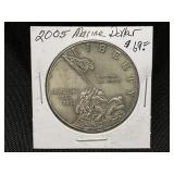 2005 Marine Corps Silver Dollar Coin