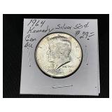 1964 Kennedy Silver Half Dollar Coin