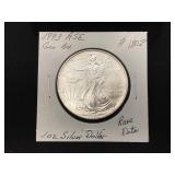 1993 American Silver Eagle, Gem BU