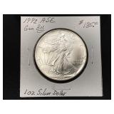 1992 American Silver Eagle Gem BU