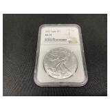 2022 American Silver Eagle MS70 by NGC