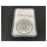 2020 American Silver Eagle MS70
